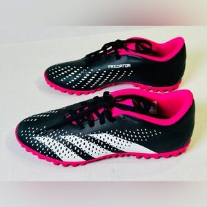 Adidas Accuracy 4 Astro Turf Cleats Men’s Soccer Shoes Size 9 GW4647 Pink/Black